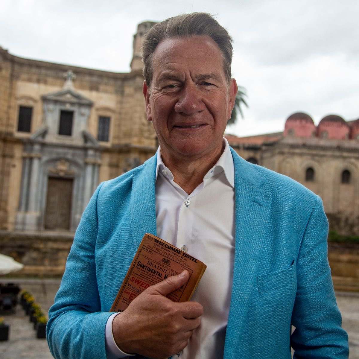 Elwick70's tweet image. Michael Portillo as Easter Eggs