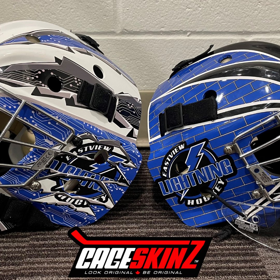A tale of two #Cageskinz
#padskinz
#hockey
#goalie