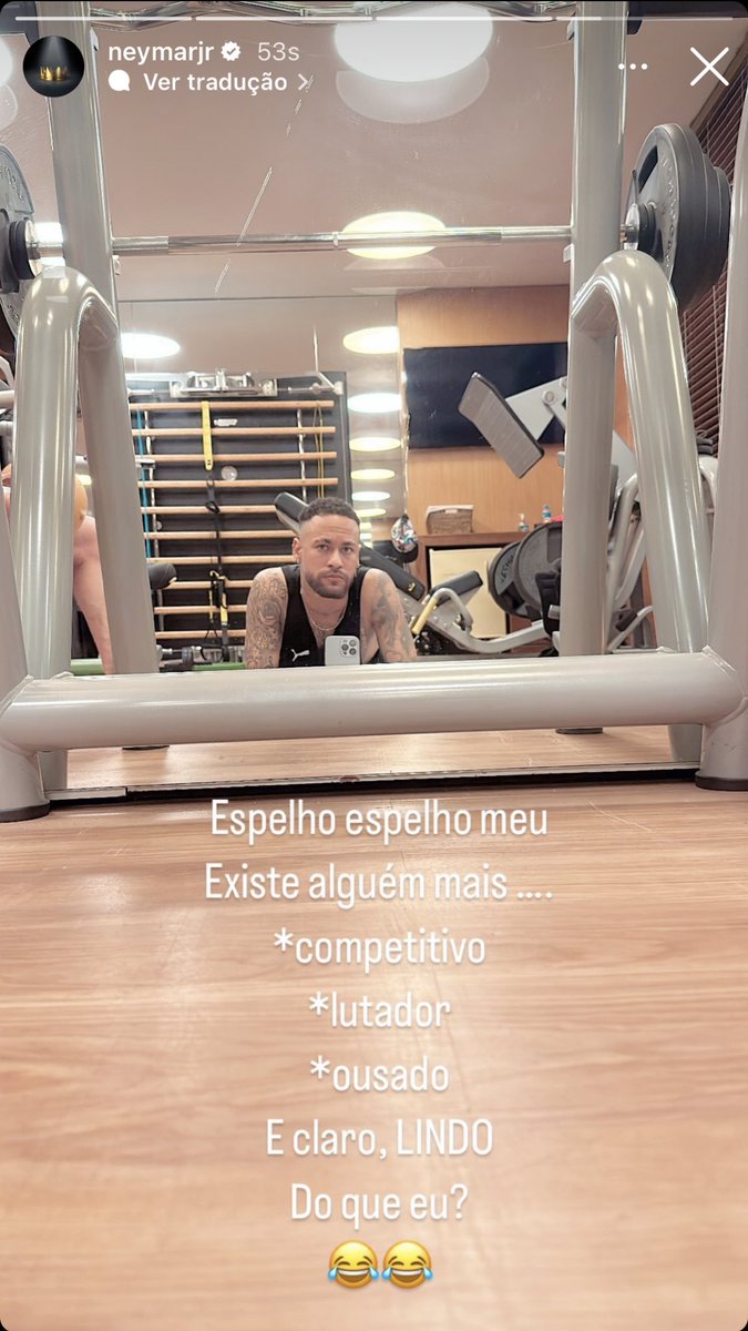 apenas neymar jr nos storys