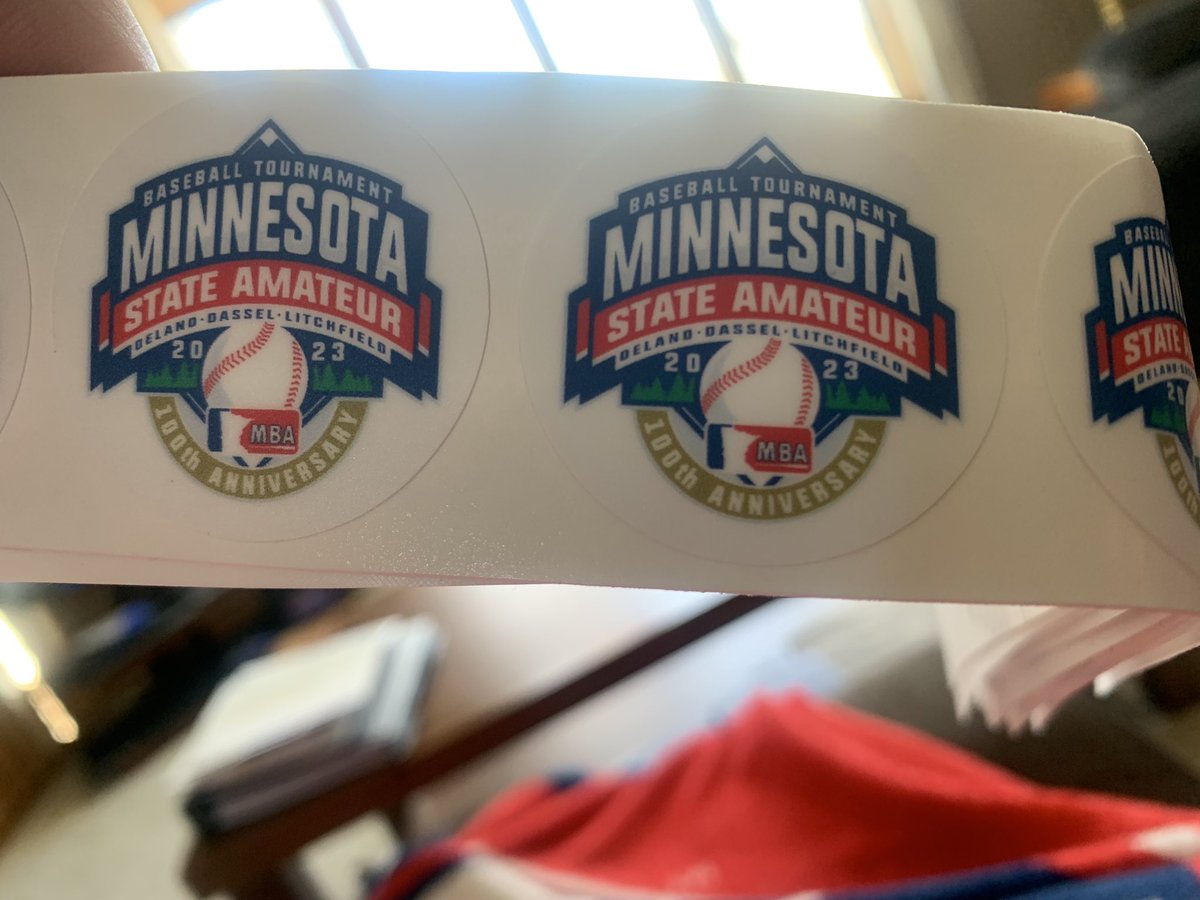 Amateur baseball teams across the state will be wearing stickers on their helmets this season to celebrate the 100th anniversary of <a href="/MinnBaseball/">Minnesota Baseball Association</a>. Going to be a fun summer capped off at <a href="/MBAState2023/">MBA State 2023</a>