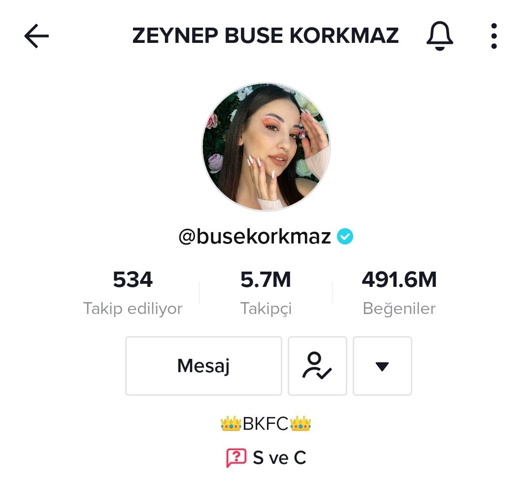 Aybüke ise                             Buse ise                   
Beğen+Takip Et               Beğen+Bağlantı