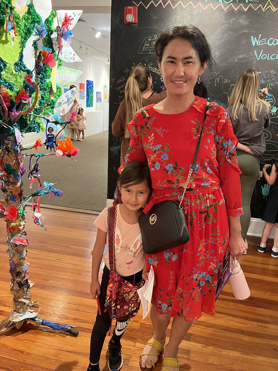 LoriCanning's tweet photo. @GulfstreamELC families at the Hollywood Arts and Cultural Center Early Voices Exhibit.  They are beaming with pride at their young artists and we all thank @cohgov for the family and community engagement!  #browardreads https://t.co/hhM3AluPcN