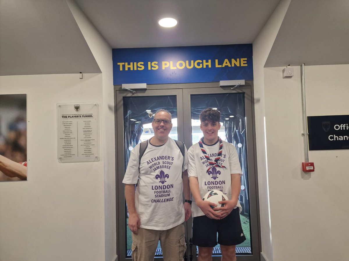 A very warm welcome at <a href="/AFCWimbledon/">AFC Wimbledon</a>! The lovely Maddi Sweethouse gave us a mini tour! 
Thank you! <a href="/MUTD_Xander/">Xander Lockwood</a> 

gofund.me/2bd3e076