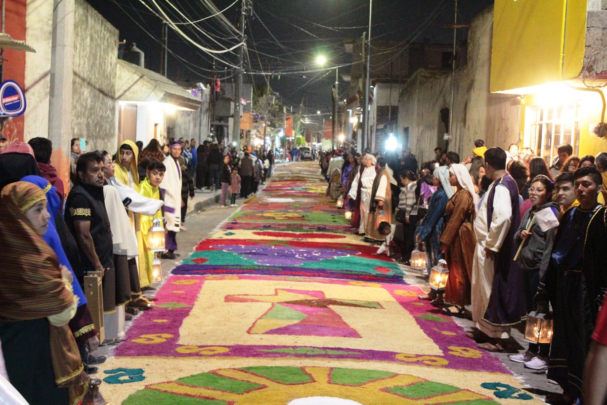 JuntasAuxPue's tweet image. #SemanaSantaEnCaleras || 📷
Compartimos nuestra #Galeria de imágenes de las #Alfombras en Calles de San Jerónimo Caleras, Puebla 📷