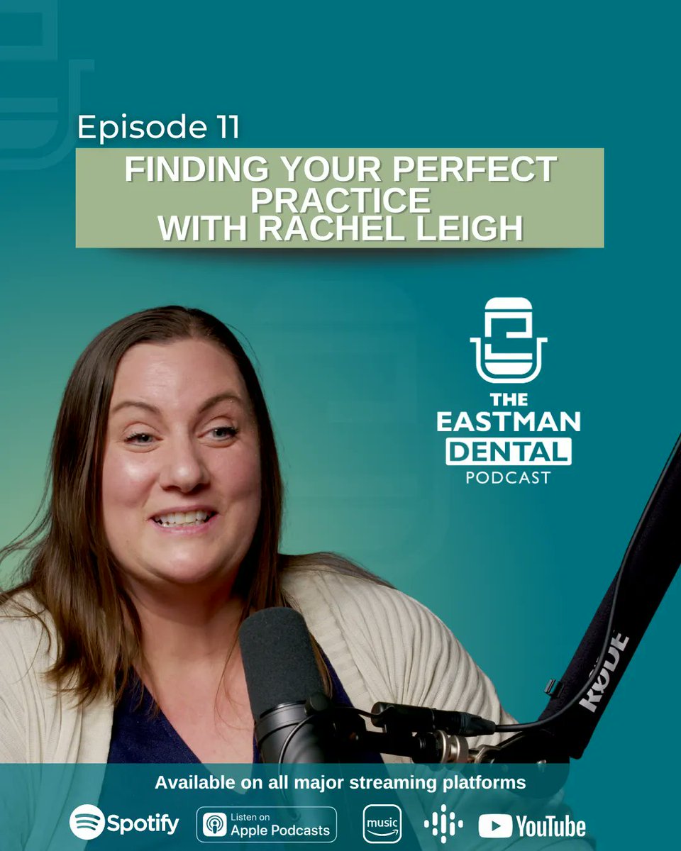 S2 EP11: 'Finding your Perfect Practice with Rachel Leigh' Check out the last episode of this series of The Eastman Dental Podcast - its a corker! linktr.ee/EDHEC #DentalCareers #DentalTherapist