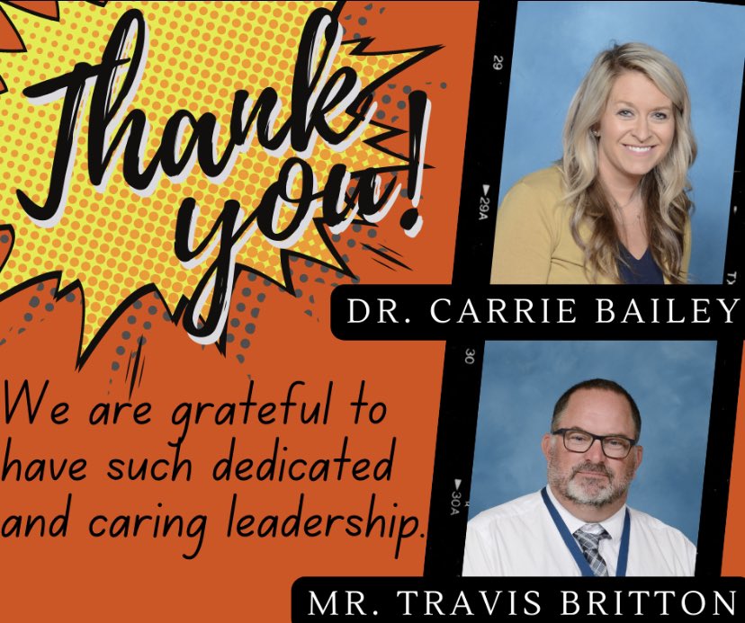 PFJH_Tigers's tweet photo. It is National Assistant Principal Appreciation Week and we don't want to miss the chance to thank our hardworking and dedicated leadership: Dr. Carrie Bailey and Mr. Travis Britton.  You are both assets to our school and community! #GoTigers https://t.co/EIUcHtWOul