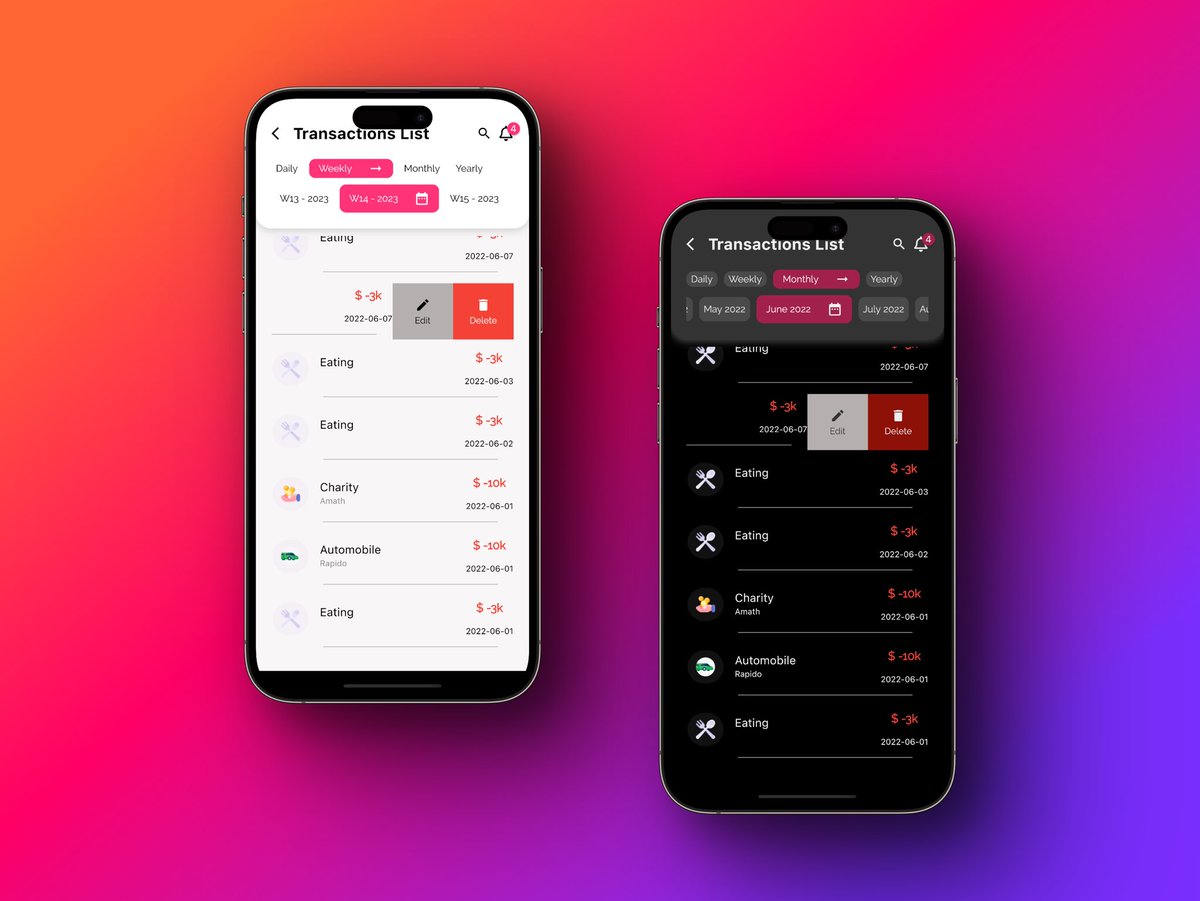 Expenza_app's tweet image. Expenza - Budget &amp;amp; Expense Tracker

Day 54 - Transactions Actions

#expensetracker #expensemanager #100daysofcode #frontend #backend #flutter #flutterdev #springboot #nextjs #reactjs #tailwind #tailwindcss #budget #budgetgoals #budget101 #budgeting101 #budgeting