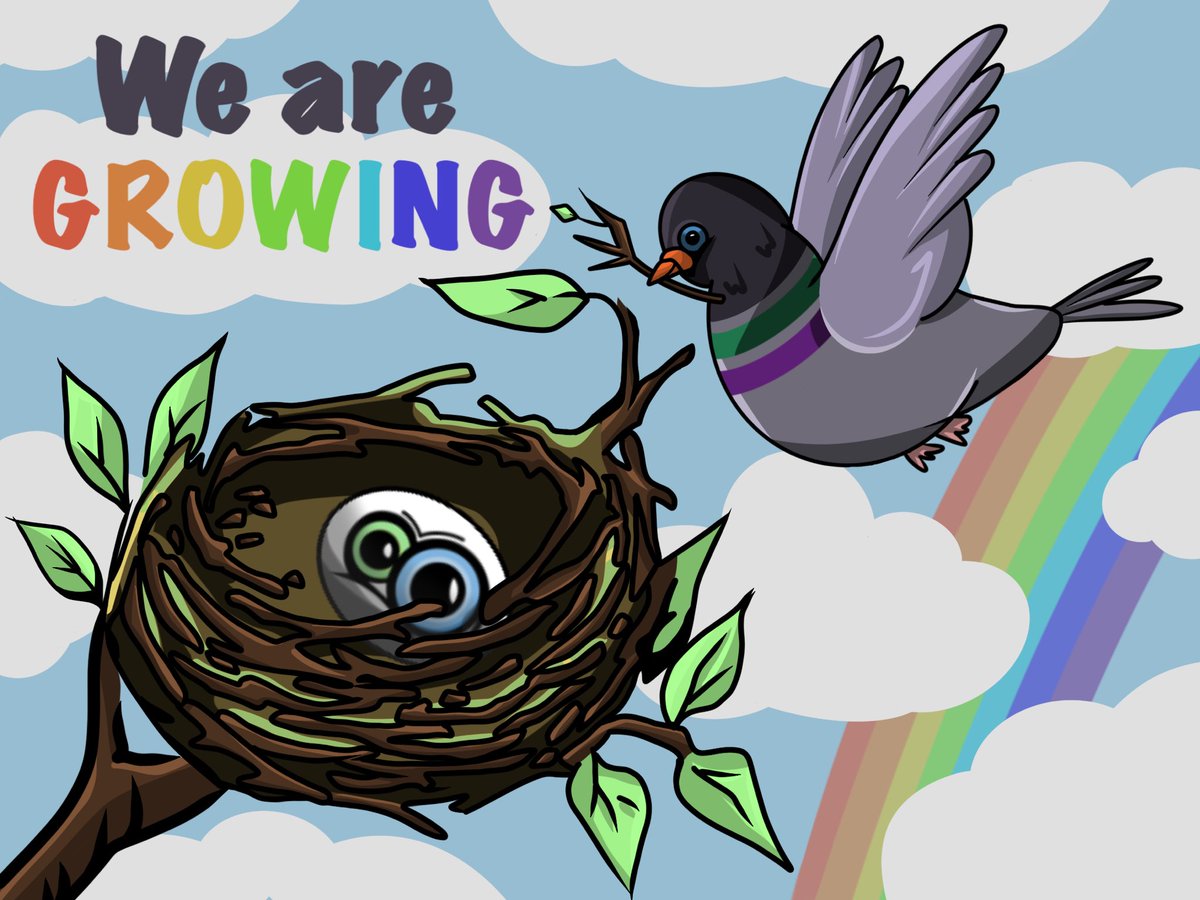 Birdie fam is growing 

Thx everyone who joined us 🐦
350 organic members are always better then 5000 bots

#SolanaNFTs #LFGbirdie