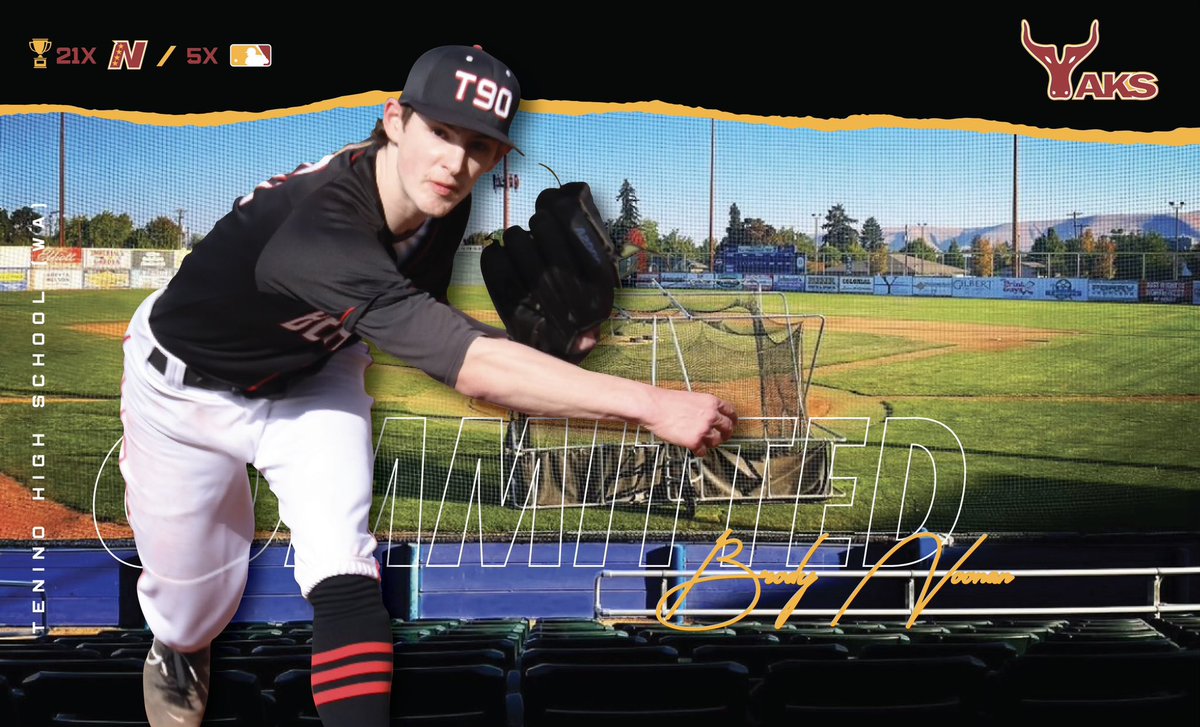 brody_noonan51's tweet photo. Proud to announce I’ll be a Yak next season! Glad all my hard work payed off and I get to play at the next level. Thank you to my parents and all my coaches that helped push me. @Yaks_Baseball @CoachKrueg @TeninoBaseball @TeninoAthletics #GoYaks https://t.co/LNQk50V1F0