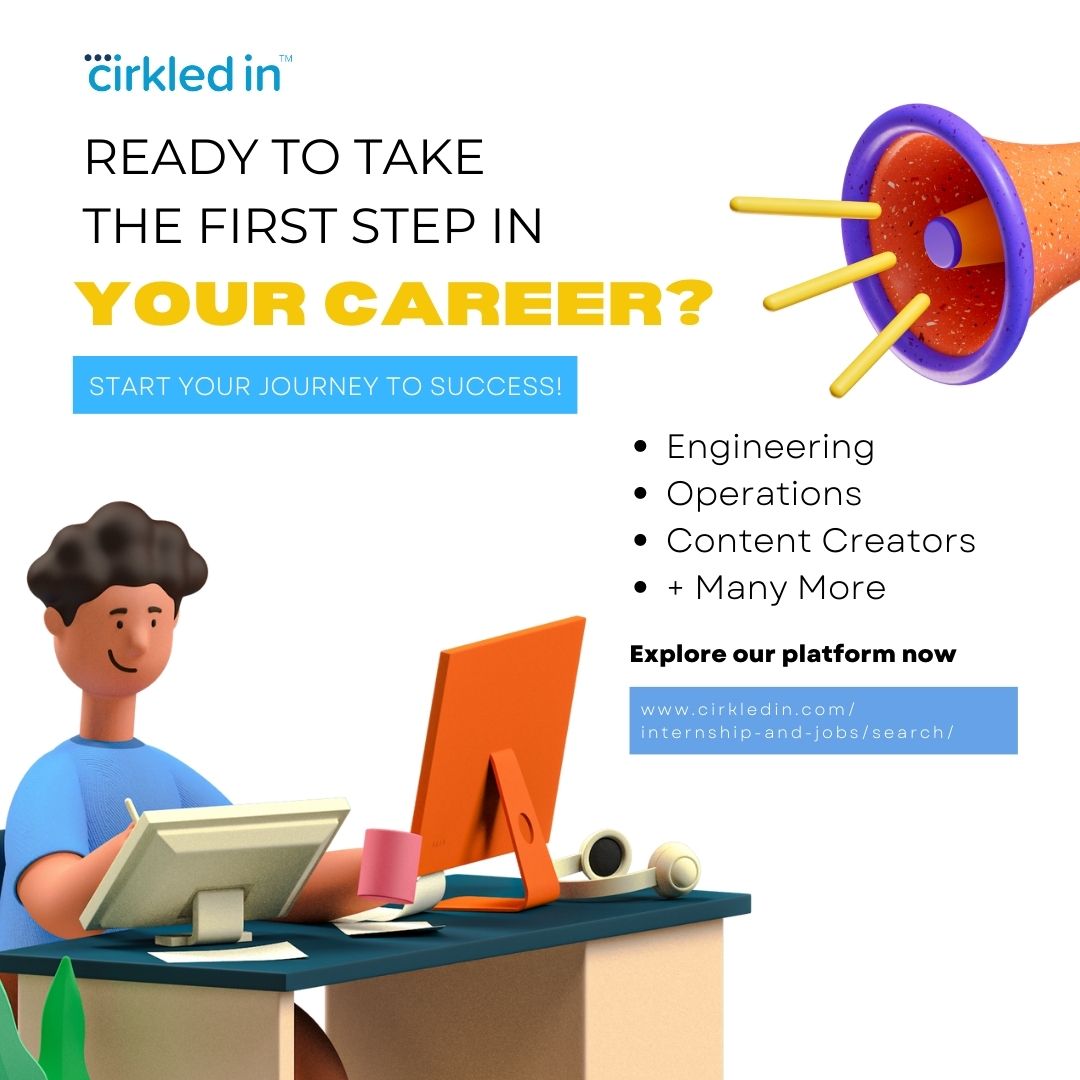 cirkledin's tweet image. Your dream job or internship is just a click away! Cirkled In has many opportunities in different fields  for all students. cirkledin.com/internship-and… 
#CirkledIn #JobSearch #InternshipSearch #CareerLaunchpad #CollegeCareerGoals