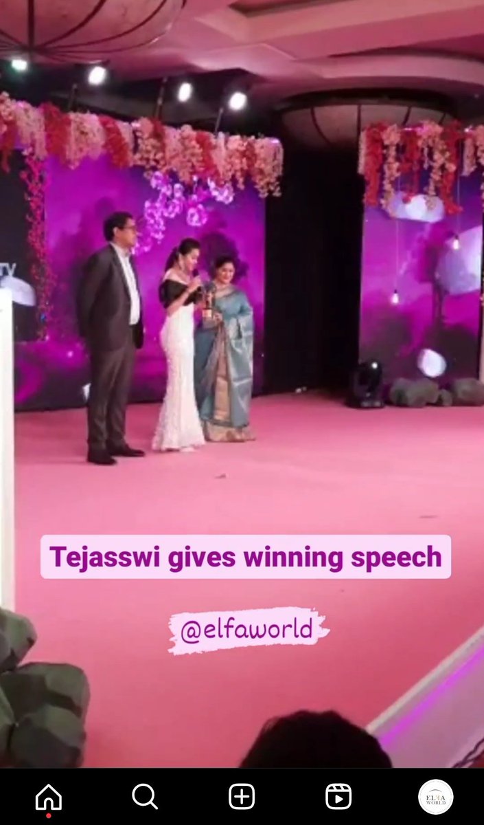 Beautiful@tejasswi gives a speech after winning #styleawards at the style awards. 

Full video: youtube.com/shorts/sVu2qYY…

#TejasswiPrakashArmy #Tejasswi #TejasswiParkash #TejRanFam #TejRan #tejasswiprakashfans #KaranKundrra #karankundrrasquad #Teja  #tejasswiprakashfans