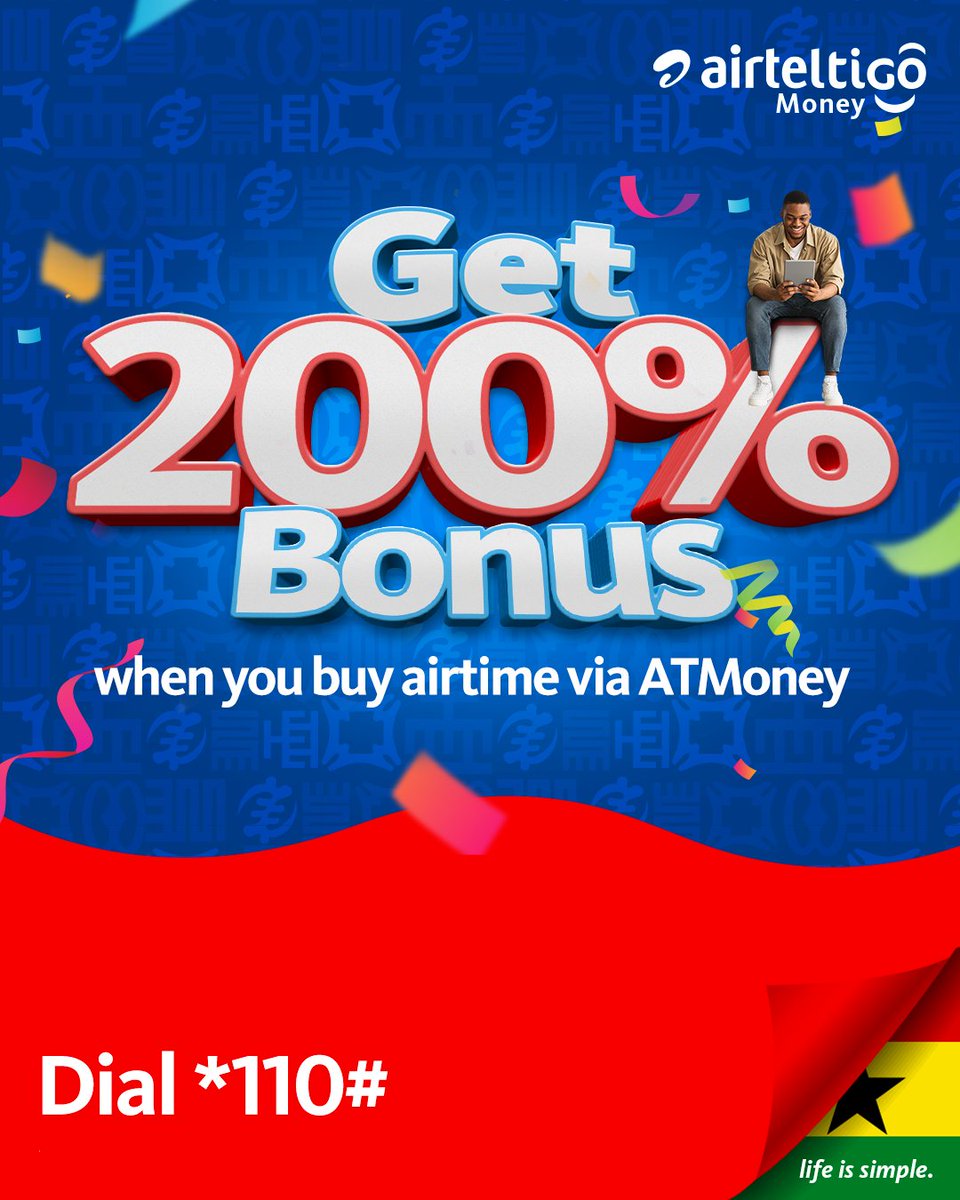 AirtelTigo Ghana on Twitter "Get 3x what you buy! Yes, we give you