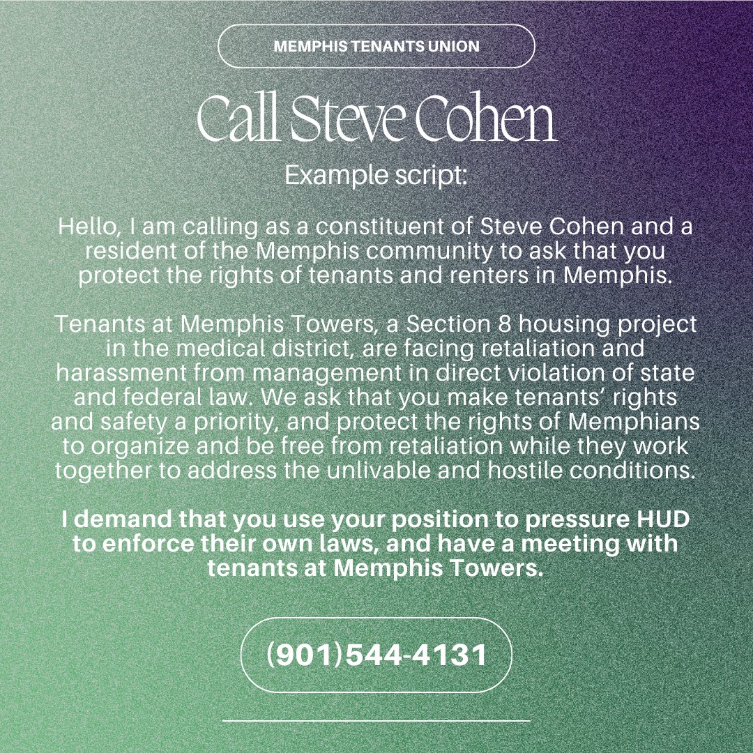 Memphis Tenants Union tweet media