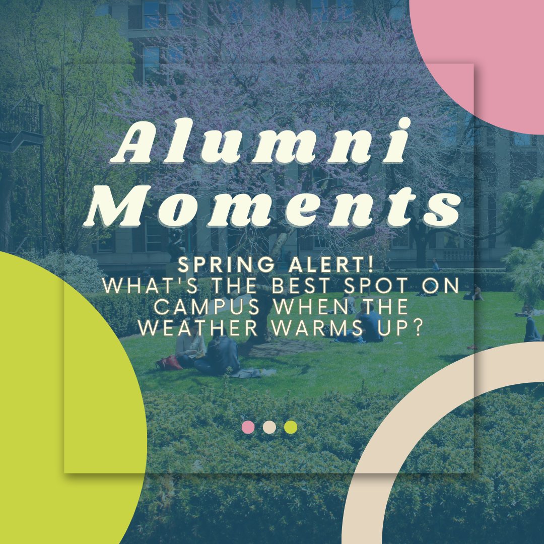 We want to hear YOUR Columbia stories in our new "Alumni Moments" series! Tell us in the comments what made Columbia special to you and pass along your experiences!

We're warming up in NYC this week and want to hear what your favorite spot on campus is to hang out in the sun!