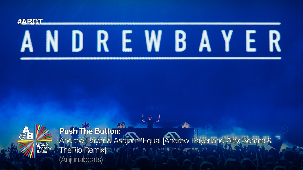 Group Therapy (@abgrouptherapy) on Twitter photo 13. <a href="/andrewbayer/">Andrew Bayer</a> and <a href="/sonata_therio/">Alex Sonata & TheRio</a> got you pushing that button this week with their remix of <a href="/andrewbayer/">Andrew Bayer</a> & @asbjornmusic ‘Equal’ (<a href="/Anjunabeats/">Anjunabeats</a>). #ABGT youtube.com/watch?v=xXfyxX… 13. <a href="/andrewbayer/">Andrew Bayer</a> and <a href="/sonata_therio/">Alex Sonata & TheRio</a> got you pushing that button this week with their remix of <a href="/andrewbayer/">Andrew Bayer</a> & @asbjornmusic ‘Equal’ (<a href="/Anjunabeats/">Anjunabeats</a>). #ABGT youtube.com/watch?v=xXfyxX…