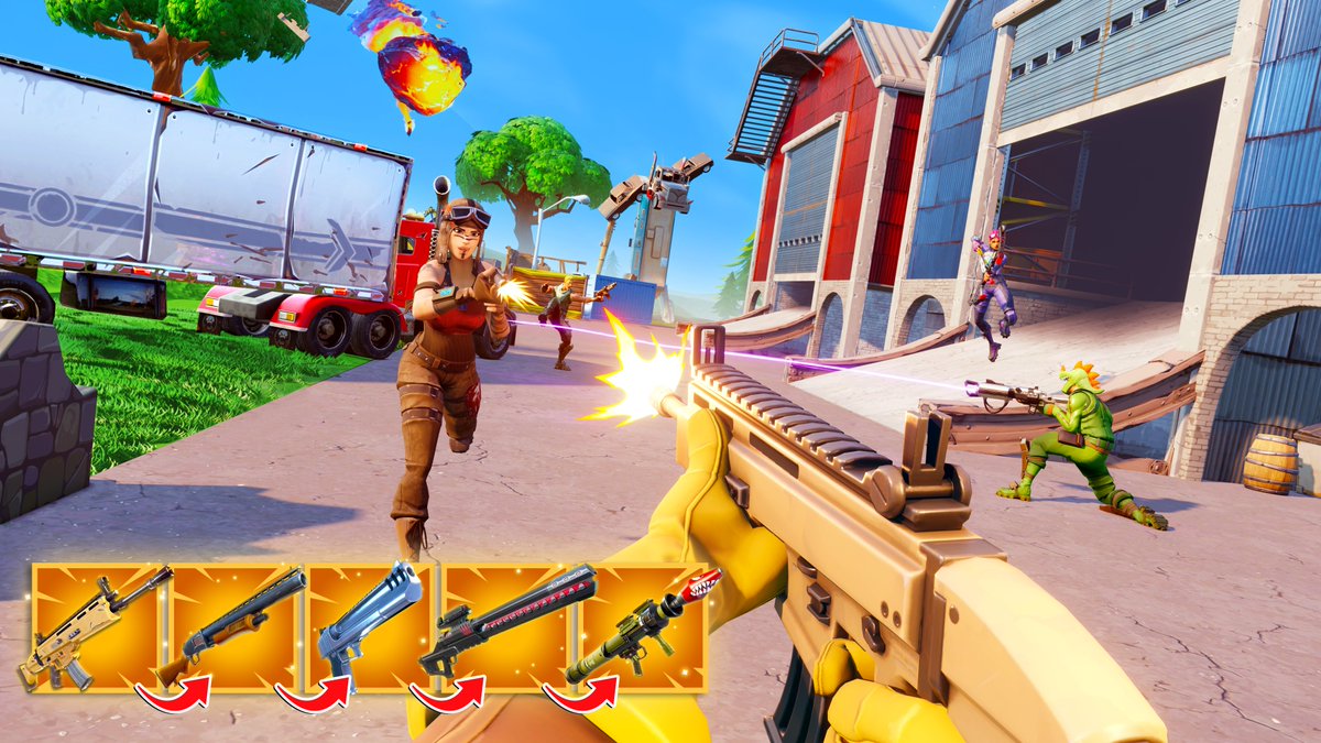 PWRCreate's tweet image. OG GUN GAME is here 💥

Battle on iconic POIs from past chapters with all your favorite nostalgic weapons. Earn XP catching fire with kill-streaks and demote opponents with knife elims as you progress from bronze to diamond achievements!    

▶️PLAY NOW: epicgames.com/fn/9986-5194-0…