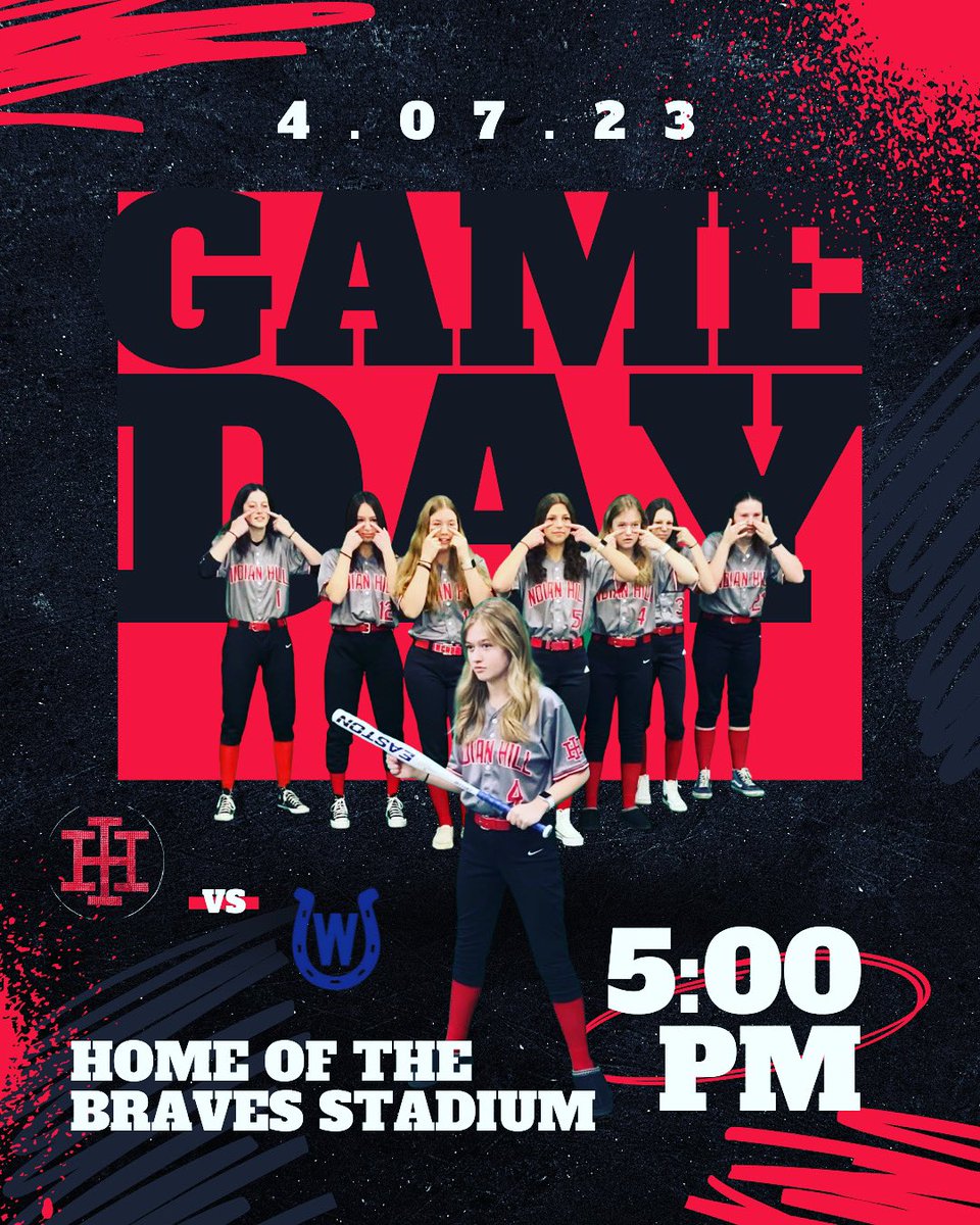 First home league game of the season! Come out to watch our Braves take on Wyoming at 5pm #herecomestheboom #wearebraves