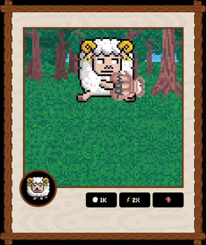🐺 WOLF GAME DIGITAL TRADING CARDS

❤️ Collect WG Moments + Characters
⚡️ Stack WOOL/Energy/Resources
🎯 Win NFTs + $WOOL <a href="/wolfdotgame/">Wolf Game</a>

Card #?
Date: 2/6/22
Phase: WOOL Event #2
Setting: The Farm
Character: White Sheep
🐑 1K /⚡️2X /🥩

linktr.ee/w00lish