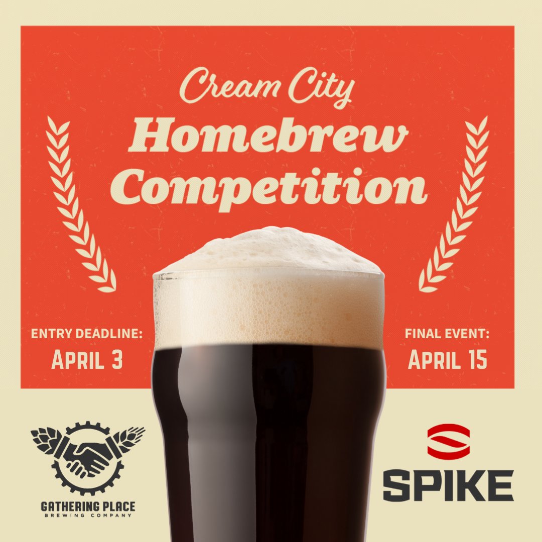 GatheringPlBeer's tweet photo. Happy #WiBeerWednesday, y'all! The weekend is almost here! 🍻
And what a weekend ahead 🤩
@wibeerwednesday @HomebrewAssoc 
@SpikeBrewing #homebrewcompetition #smallbatchrelease https://t.co/9kIqi0DRvW
