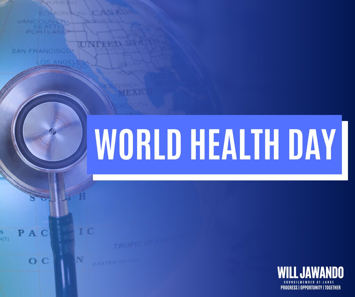 CMJawando's tweet photo. Today is World Health Day, dedicated to raising awareness of global health issues. I want to remind people that staying active daily is part of a healthy lifestyle and can reduce health risks, improve your mood, cope better with stress, and much more. Get moving! 🚴🏾‍♂️ https://t.co/RQFyeCGzPA