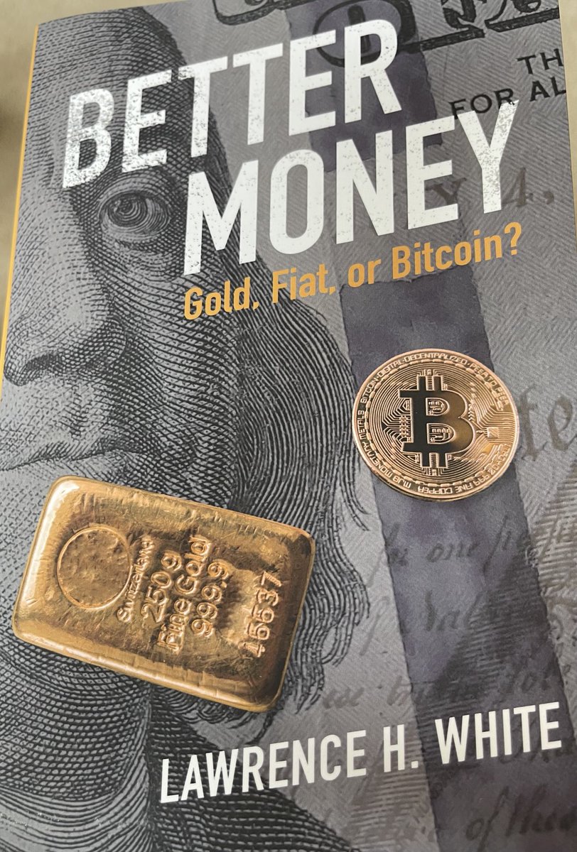 PeterBoettke's tweet photo. My reading today. When I was preparing for grad school, I read @lawrencehwhite1 Free Banking in Britain, and he still is to me someone who tells us what the argumentative bar is as a professional economist. #ReadWhite https://t.co/yLtn2C62Ae
