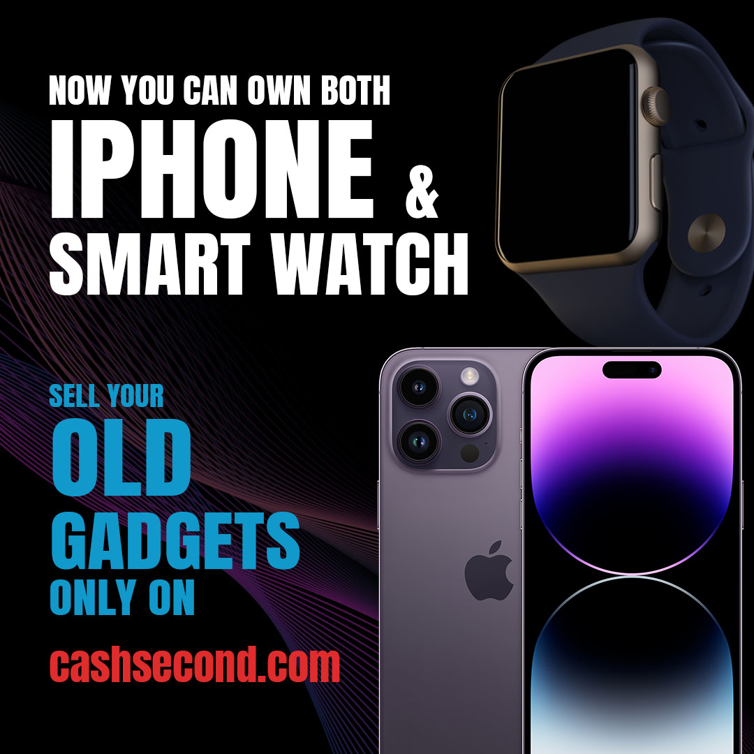 Cashsecond1's tweet photo. Why Choose between iphone and smart watch when you can own both. Just take a smart turn and sell your old phone on https://t.co/1sS5m6XWiL at unbelivable rate that you can buy your latest desired gadget. So grab the ongoing deal now. #cashsecond #iphone13#iphone14 #smartwatch https://t.co/raWCpmji4j