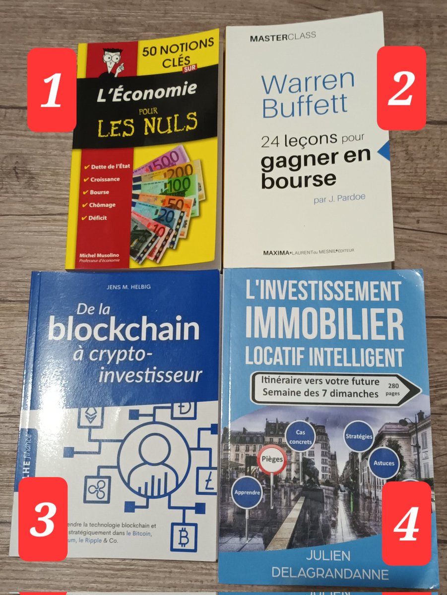 🚨 GIVEAWAY 🚨

Comme promis suite aux 500 abonnés le petit concours pour remporter un livre au choix 📘👌

✅️ Follow moi <a href="/ApprendEnsemble/">Alex | Learn2gether 📈</a> 
✅️ RT + LIKE ce tweet
✅️ Commente le numero que tu souhaite si tu gagne 🥳

Tirage au sort le 1er MAI 🤝

Alors plutot Economie ?