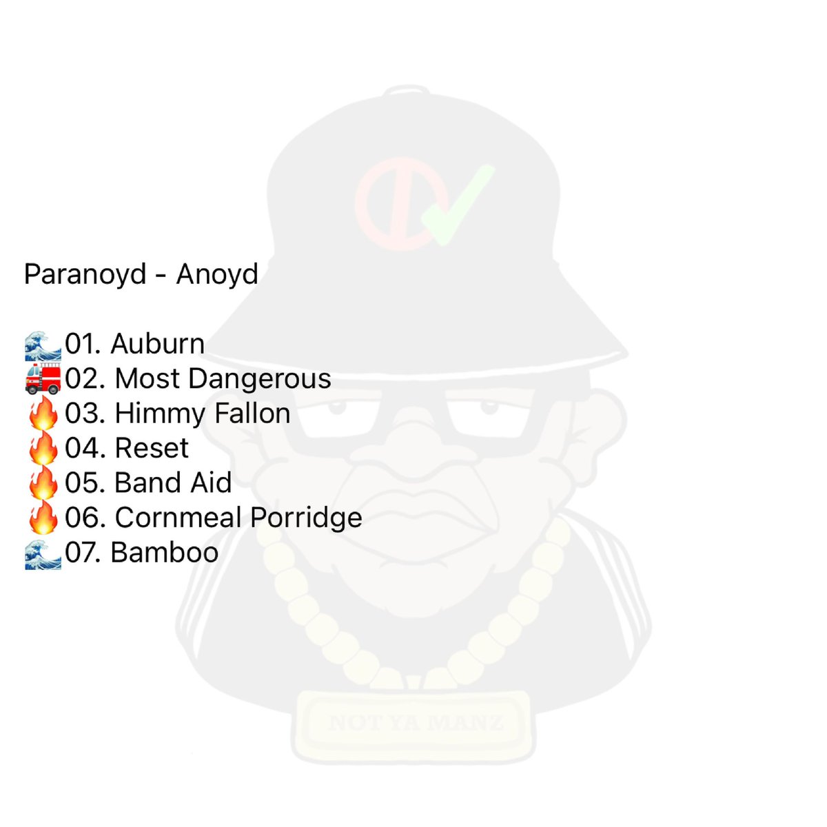 NotYaManz's tweet photo. Paranoyd - Anoyd
#NotYaManz #Shorts #Rap #HipHop #Review #NewMusic #anoyd @LivinANoyd https://t.co/BV7SeF4TSE