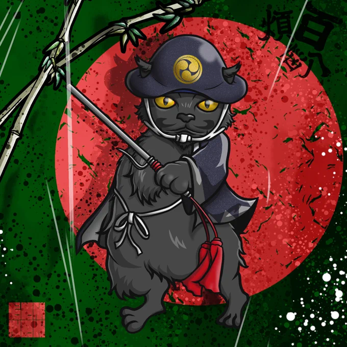 黒猫、ハチワレ 