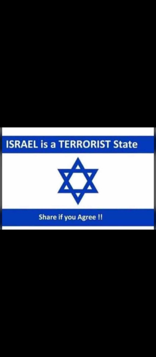 Sheri5658727's tweet photo. I don't need like but i need Israel hate.
Israel is a terrorist state.
If you agree you have to show your hate.

#القدس https://t.co/tOV5kSc4A2