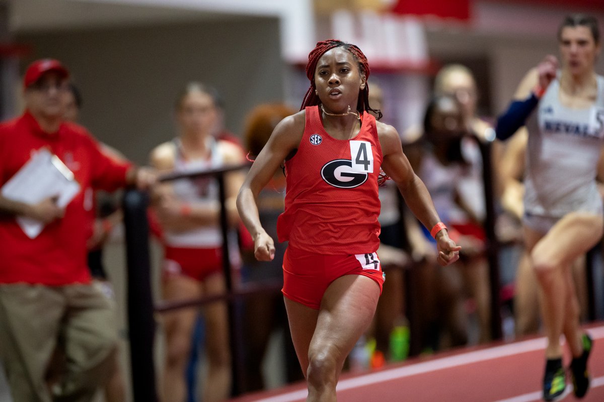 UGATrack's tweet photo. Establishing her No. 4 spot in the #Dawgs record books, Aaliyah Butler registers a 52.31 to win the 400m & move to No. 6 on the current national list.
#GoDawgs | #23SpecTLInvite https://t.co/AtkrAYG5RT