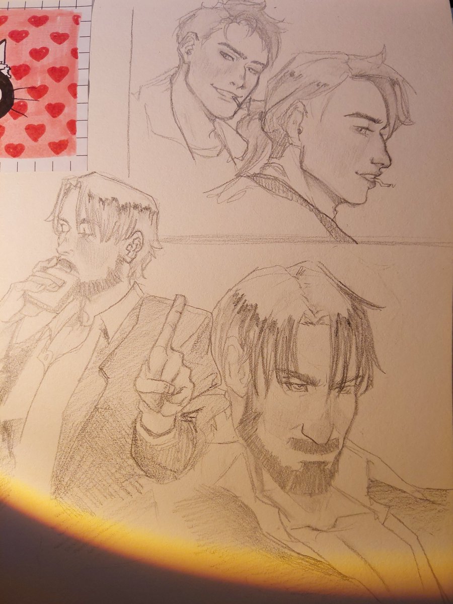 a__llan's tweet photo. THIS MAN DESERVES LOVE #TRIGUN #TRIGUNSTAMPEDE #Robertodeniro #trigunroberto #fanart #sketch https://t.co/60V7qrWrYd