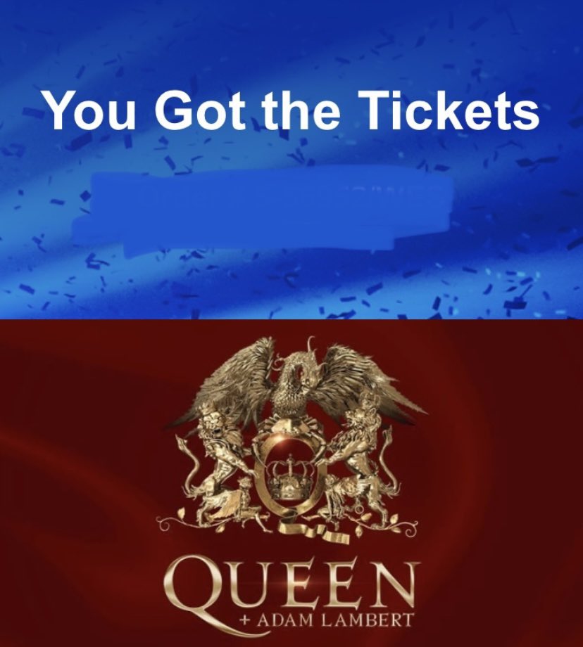 YEAHHHH!!!! I’m going to Los Angeles in November…👑👑👑 I’m so fk Happy… my first time in LA💚💚 @adamlambert @QueenWillRock @DrBrianMay @OfficialRMT #QAL #glamberts