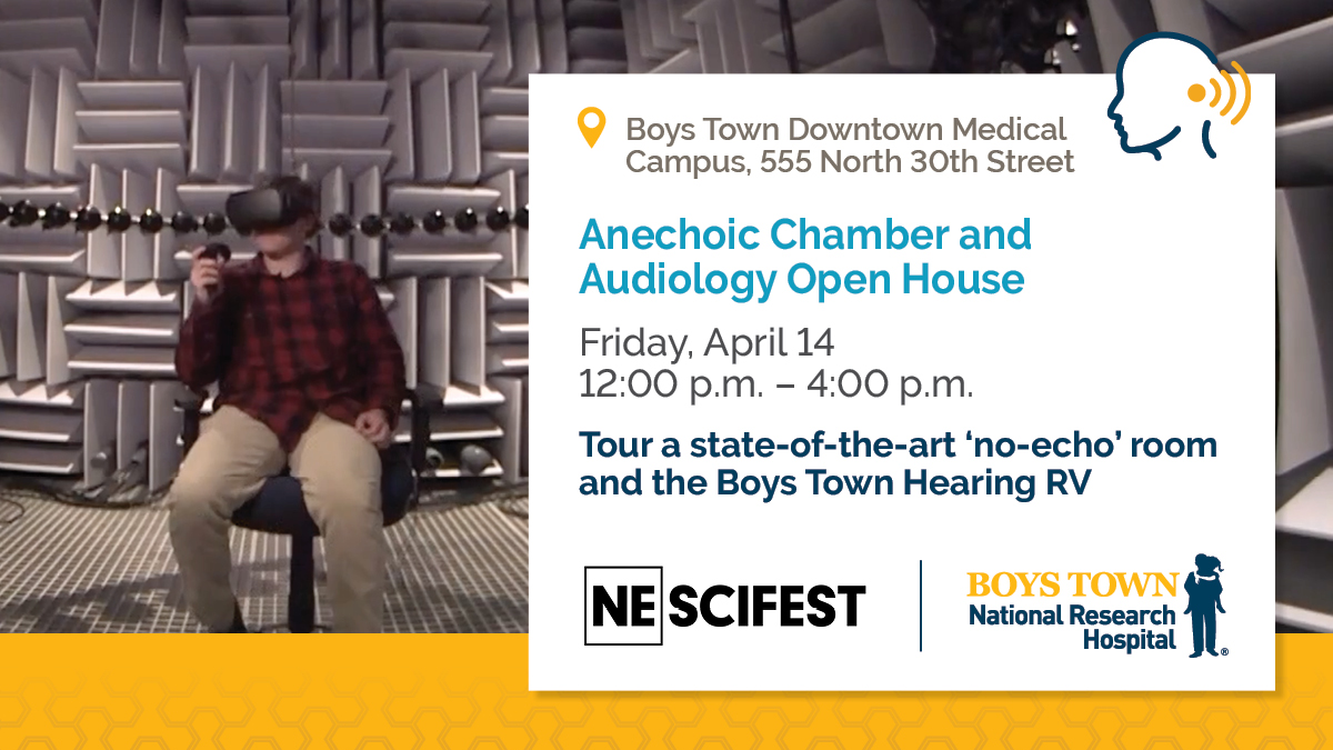 Come tour the anechoic chamber and the #BoysTownRV next week during NE SciFest!
RSVP: bit.ly/AudiologyOpenH…
#audiology #NESciFest #audpeeps