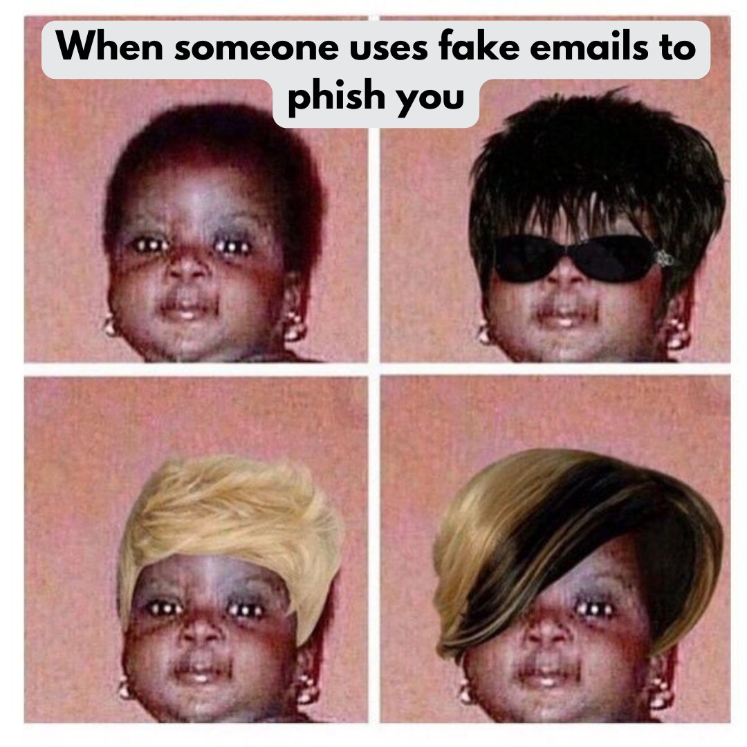 secureideas's tweet photo. When someone uses fake emails to phish you #Hacking #Security #hackermemes #memes #genz #funny #SecureIdeas #ProfessionallyEvil #Phishing #Technology #indiehackers https://t.co/SjjWiIhRhB