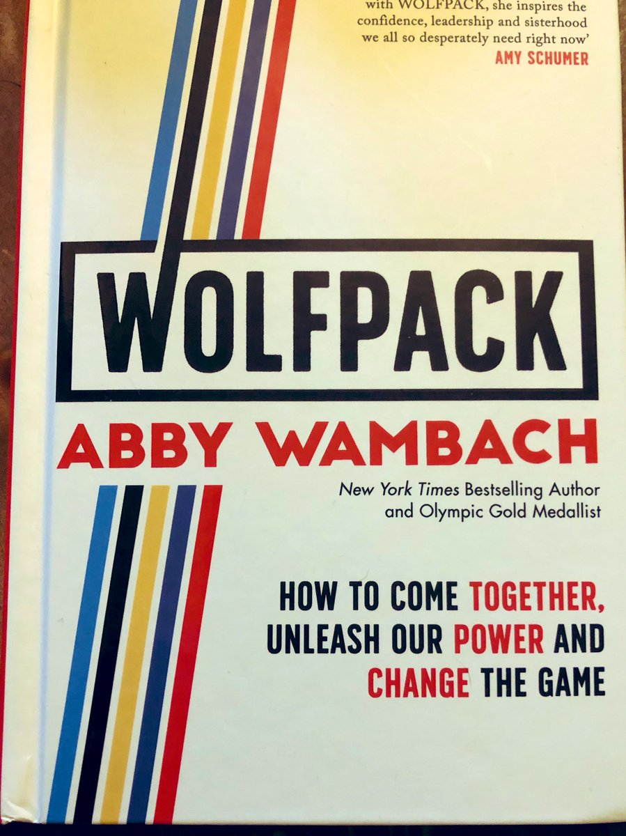 Just getting started on reading this. I’ve been looking forwards to reading it ever since hearing @AbbyWambach talking with @BreneBrown regarding the #Wolfpack on the #DareToLead podcast.