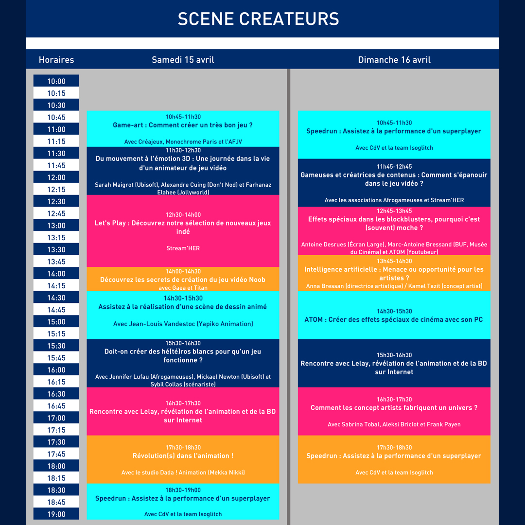 ParisFanFest's tweet image. 📅 𝗟𝗲 𝗽𝗹𝗮𝗻𝗻𝗶𝗻𝗴 𝗱𝗲𝘀 𝘀𝗰𝗲𝗻𝗲𝘀 𝗱𝘂 𝗣𝗮𝗿𝗶𝘀 𝗙𝗮𝗻 𝗙𝗲𝘀𝘁𝗶𝘃𝗮𝗹 𝗲𝘀𝘁 𝗲𝗻 𝗹𝗶𝗴𝗻𝗲 !

Découvez les shows, conférences et rencontres qui rendront votre weekend inoubliable !

🎫 bit.ly/ParisFanFestBi…