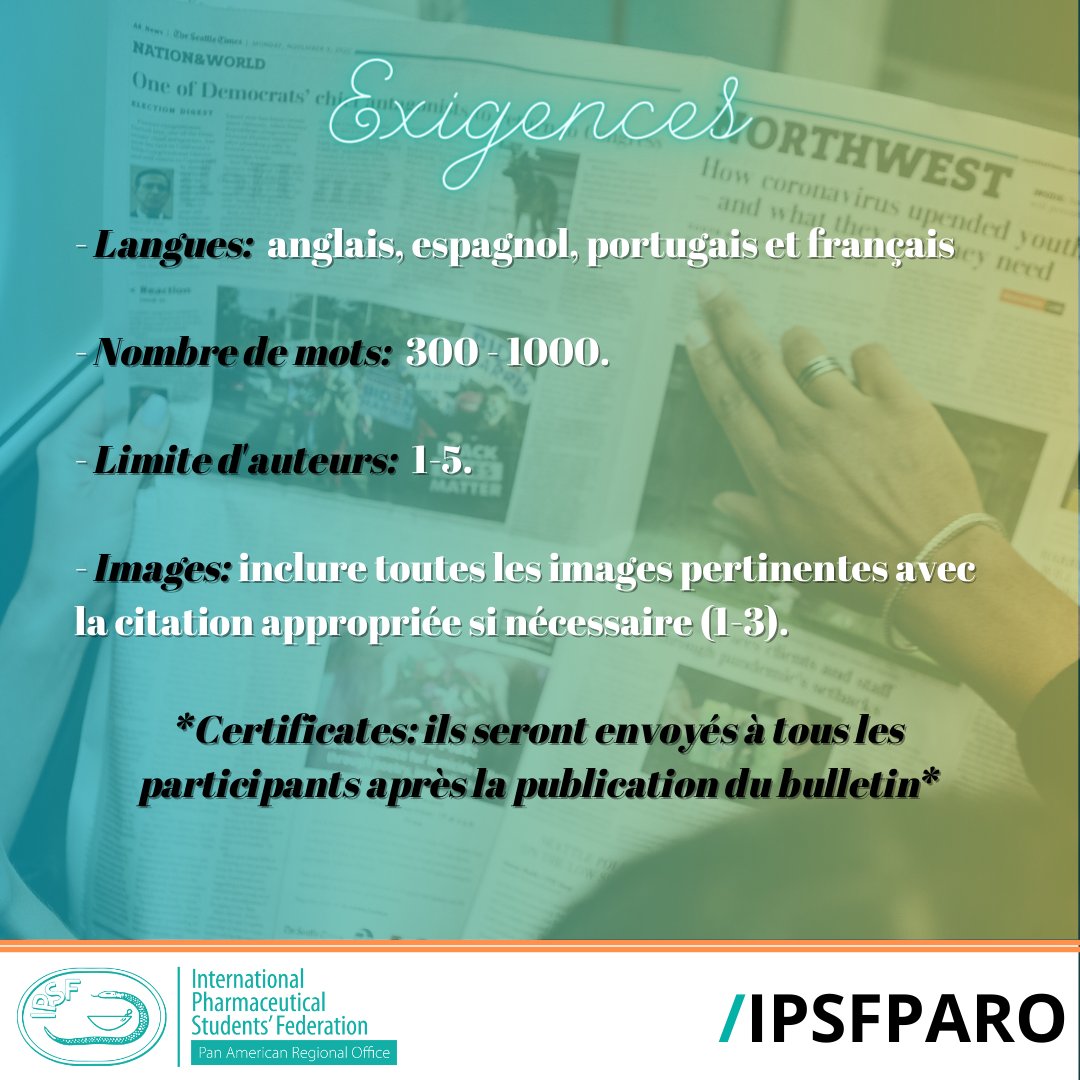 IPSFparo's tweet photo. [FR] Participez et envoyez votre article dans la nouvelle édition de la lettre d'information de PARO

#ipsfparo #paronewsletter https://t.co/C7GymLobhD