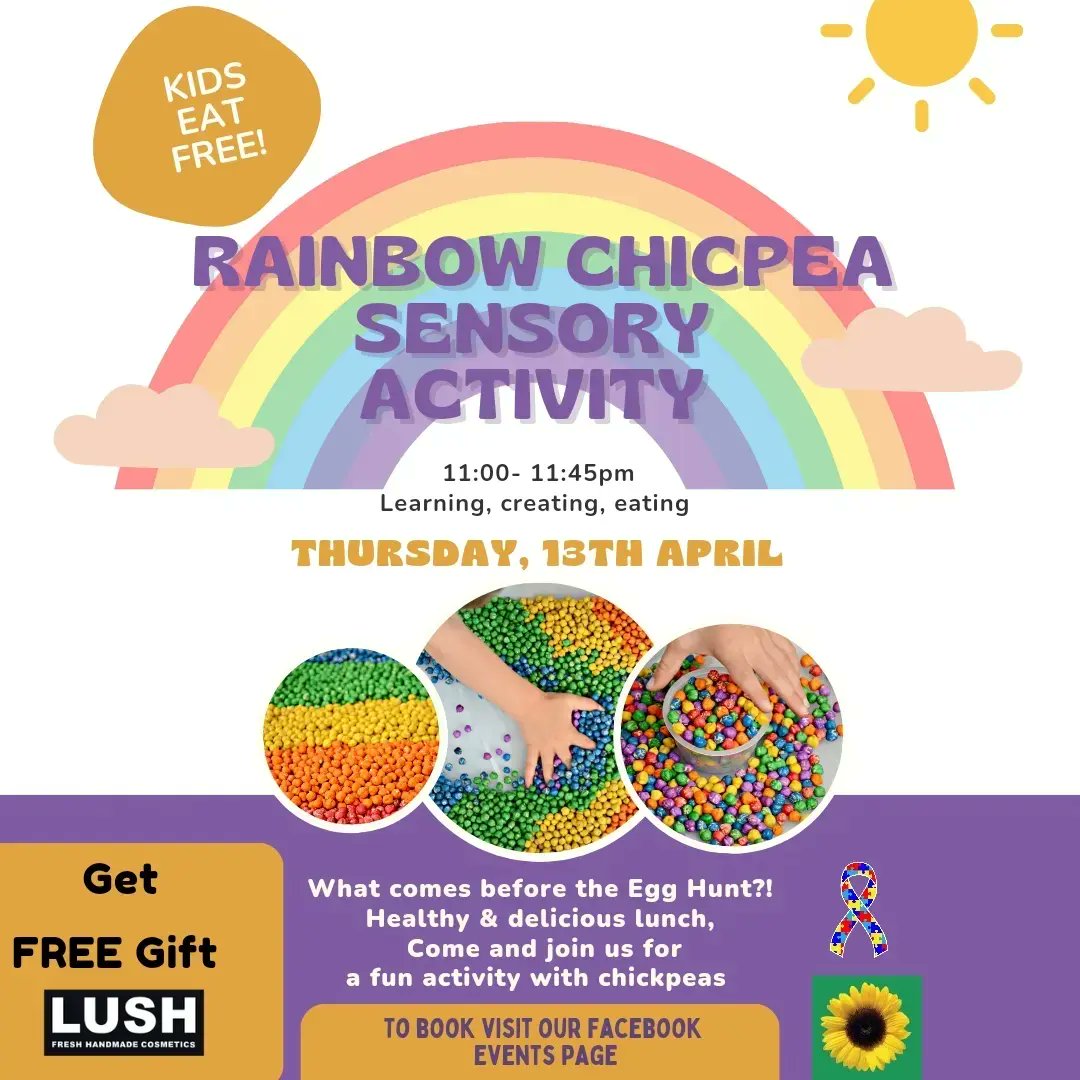 The Cheeky Pea Falafel & Hummus bar (@thecheekypea) on Twitter photo Join us!
Suitable for kids of age 3-12 years.
Don't forget to book your space in our Facebook event page 👇
facebook.com/events/s/chick…
Have a cheeky Easter 🐇🐣
#freeevent #kidsevent #givechickpeasachance #kidseatfree #kingstonuponthames <a href="/mumsnet/">laetitia clarke</a> @surreymamas @inkingstonuk Join us!
Suitable for kids of age 3-12 years.
Don't forget to book your space in our Facebook event page 👇
facebook.com/events/s/chick…
Have a cheeky Easter 🐇🐣
#freeevent #kidsevent #givechickpeasachance #kidseatfree #kingstonuponthames <a href="/mumsnet/">laetitia clarke</a> @surreymamas @inkingstonuk