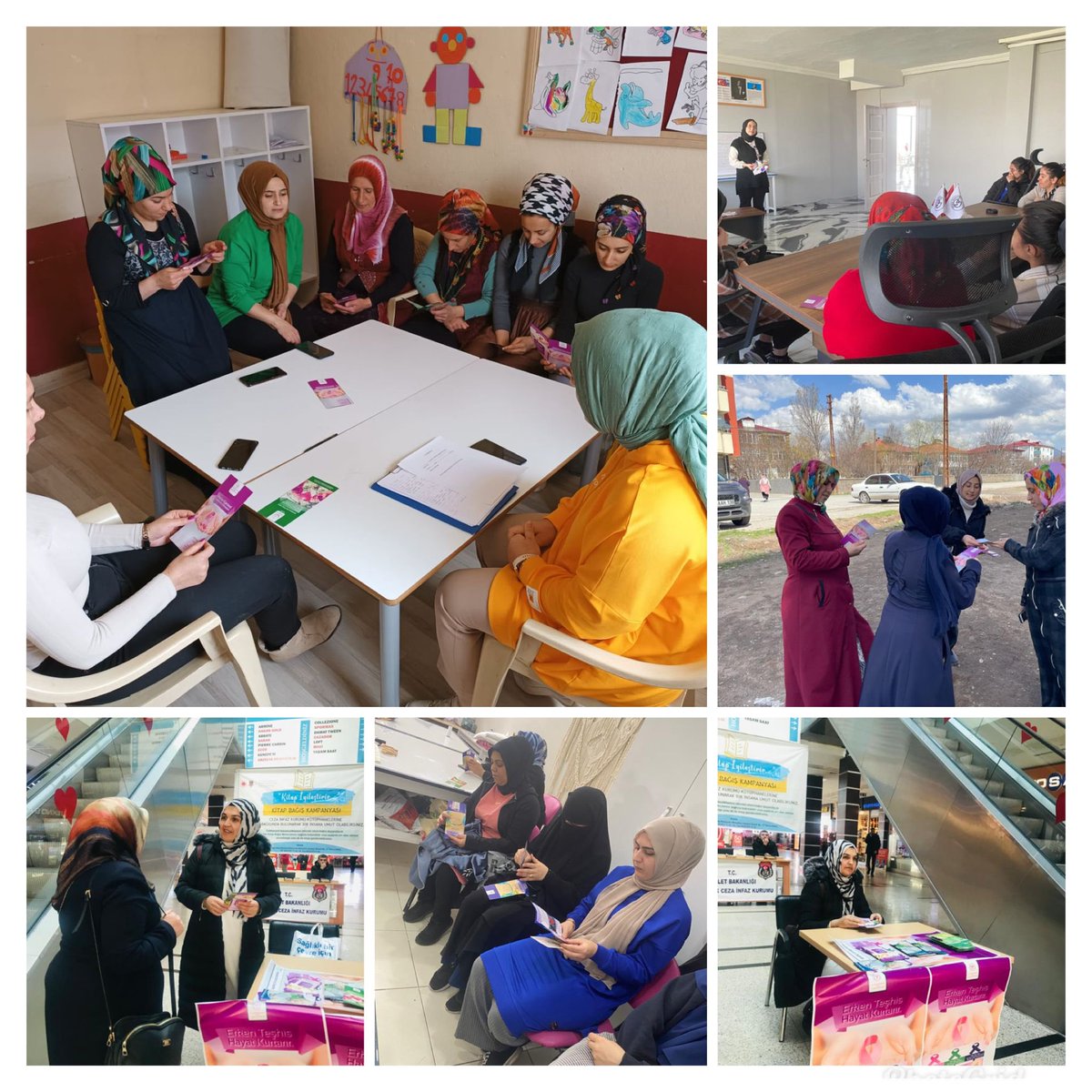 1-7 Nisan Kanser Haftası Farkındalık Etkinlikleri kapsamında; İl Sağlık Müdürlüğümüz Halk Sağlığı Hizmetleri Başkanlığı
koordinasyonda İlçe Sağlık Müdürlüklerimiz ,
++