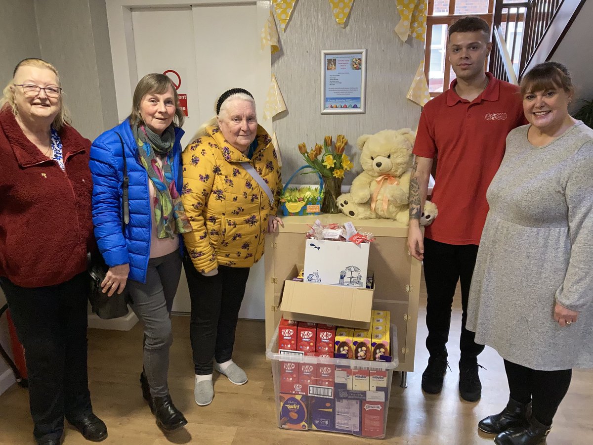 ⁦<a href="/arenachurch/">Arena Church</a>⁩ - We were at Cedars and Larches Nursing Homes this week singing some great Easter hymns with the residents, and courtesy of the generosity of Arena Church, also delivering everyone an Easter Egg! 👍😊