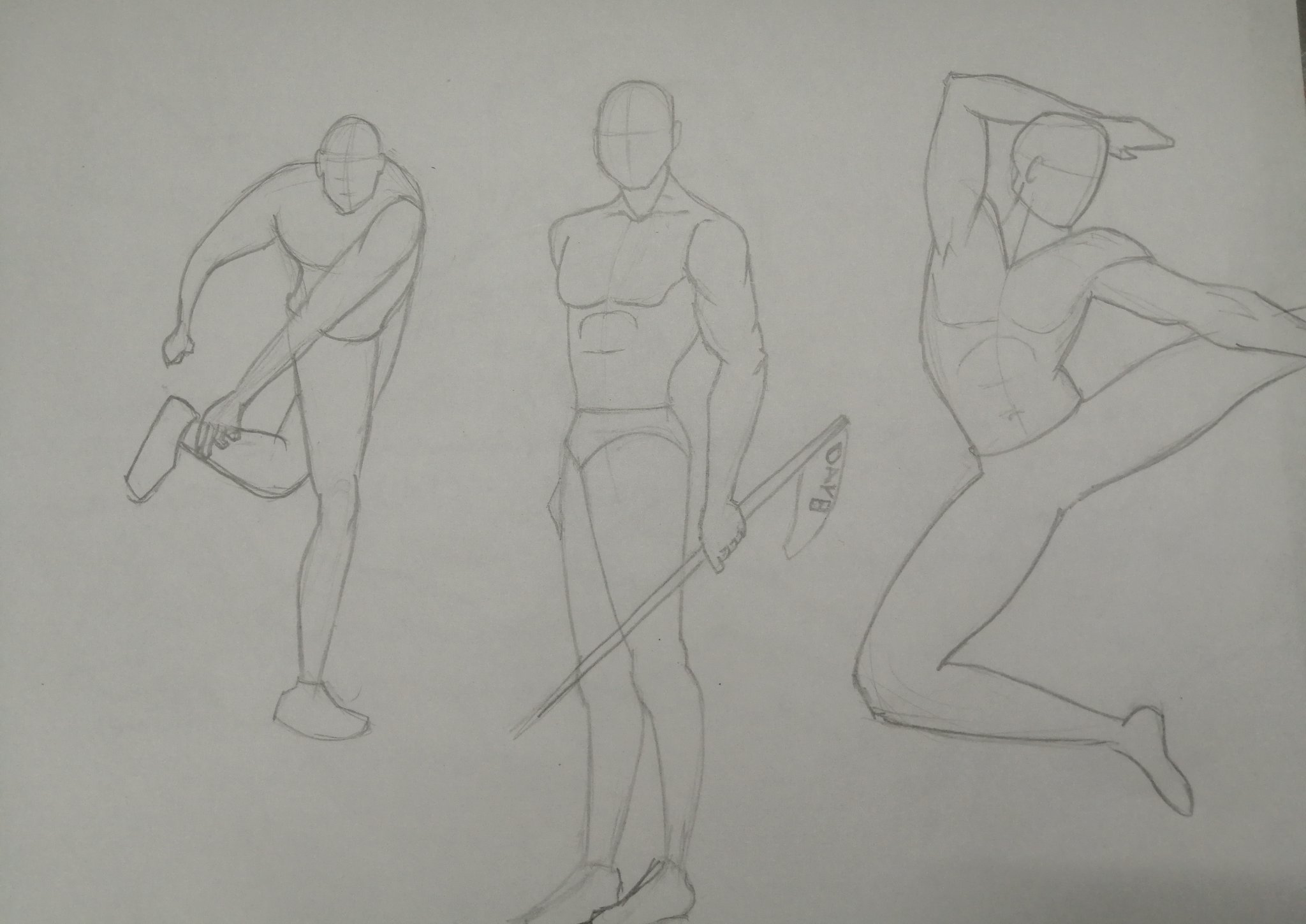 Comic Poses - Males jumping pose | PoseMy.Art