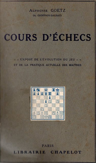 CRegence's tweet image. [19e &amp;amp; 20e siècles] #échecs #Paris - Alphonse Goetz, un amateur de très grande force, capable de rivaliser avec un futur candidat au titre mondial 
👉 tinyurl.com/5nyp8jms