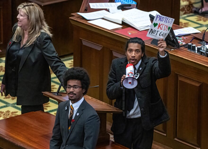 RepJudyChu's tweet photo. I am so outraged by the expulsion of Tennessee legislators who spoke out against gun violence.

@brotherjones_ and @Justinjpearson broke no laws, and I look forward to their return to @TNHouseReps. 

We cannot normalize anti-democratic retaliation by politicians in power. https://t.co/3NVOBvn0h9