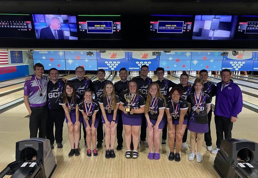 GCUClubSports's tweet photo. Among the top 3 in the nation for only the second time in @GCUBowling history! Way to go, ladies! https://t.co/GZGSN2dBXW https://t.co/paNT1zPCjZ