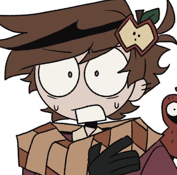 bpdtismtoday's tweet photo. today's third bpdautist of the day is oliver reed from madeleine phantasms! he's also bisexual and in a queer platonic relationship with tart damien!

( canon autism and bisexuality, hc bpd and qpr ) https://t.co/PjR1jVtqIk