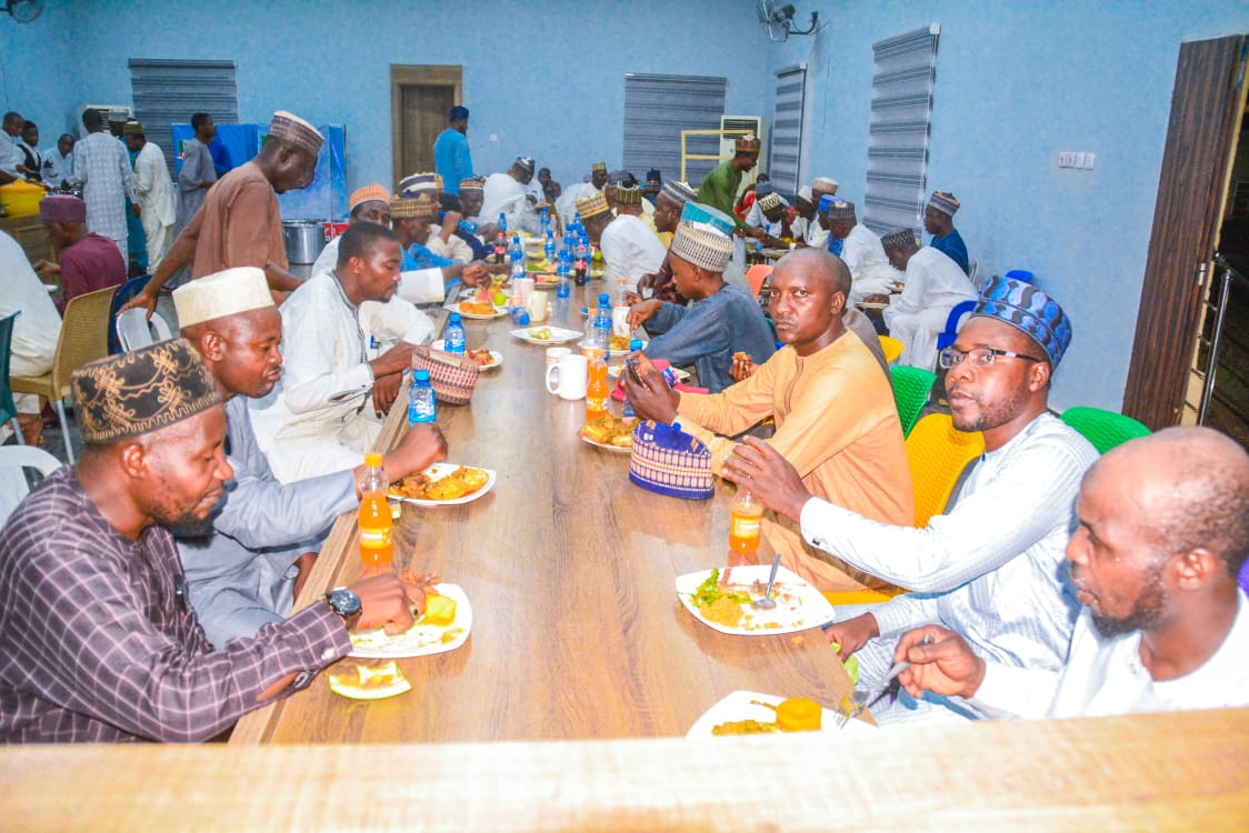 This evening, I played host, my constituents to Iftar in my Zaria office.