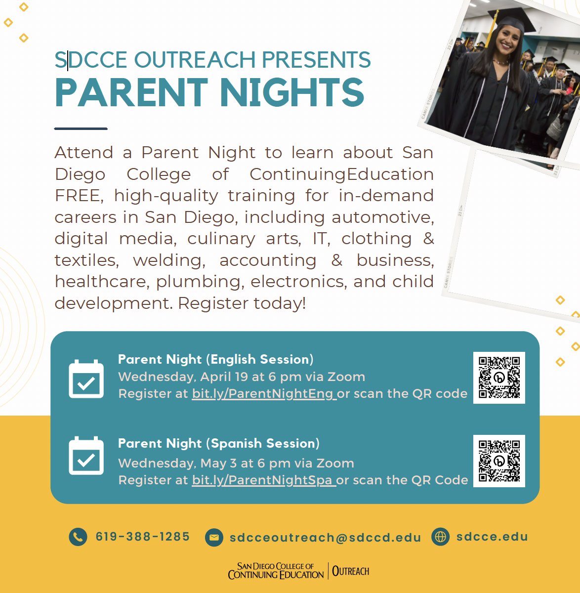 CcteMrs's tweet photo. Learn more about what SDCCE has to offer our @sdschool students. Earn industry approved certifications! @smvielma @PartnerSD @SDCCEEDU @E2EMorse @SanDiegoCalSOAP https://t.co/KIIs2vKwQg