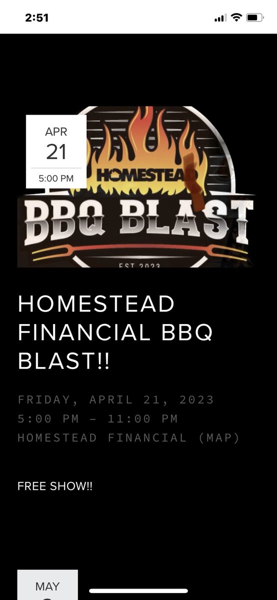BandHicks's tweet photo. Wanted to give everyone a heads up.  We are opening up for Dr. Zhivegas on April 21st at the Homestead Financial BBQ Blast in Chesterfield. We go on at 5:00, Dr Z goes on right after. As the kids say, it’s gonna be lit. https://t.co/DJpwpRU5OU