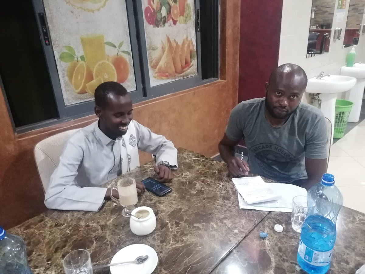 Pleasure to receive <a href="/elly_choso/">Elly Choso</a> #AgriBiz this evening in #Garissa ahead of proposed visit <a href="/KKZiwanifarm/">KKZiwanifarm</a> 

#agriculture
#Youthinagriculture